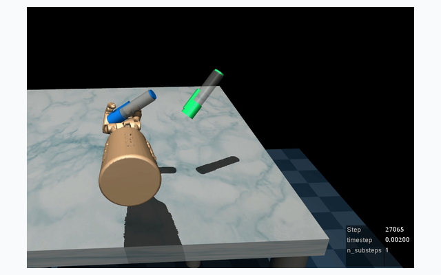 Dexterous manipulation demonstration