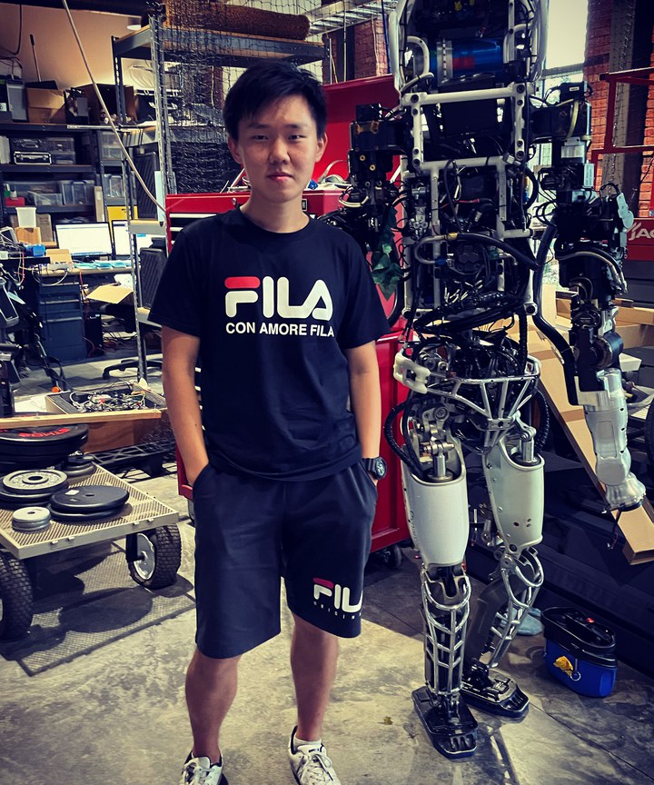 Yunhai Han with Atlas robot